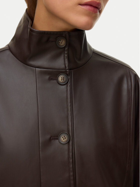 Vero Moda Vero Moda Jacke aus Kunstleder Polly 10344161 Braun Relaxed Fit