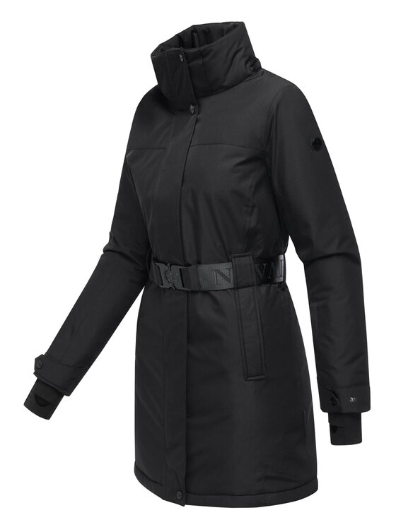 Navahoo Navahoo Kurtka zimowa Frostkuss Czarny Regular Fit