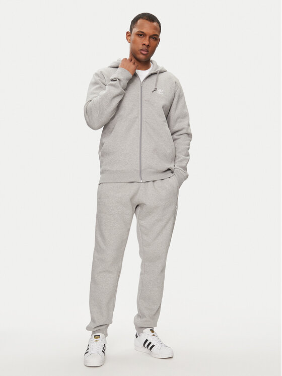 adidas adidas Majica dugih rukava Trefoil Essentials IL2516 Siva Regular Fit