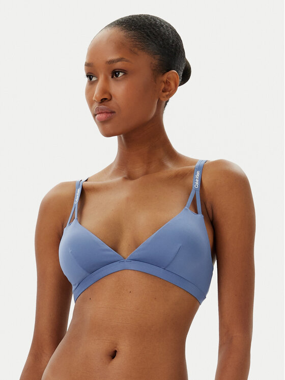 Calvin Klein Swimwear Calvin Klein Swimwear Bikini partea de sus KW0KW02793 Albastru