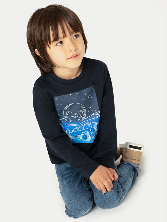 Mayoral Mayoral Bluse 4057 Dunkelblau Regular Fit