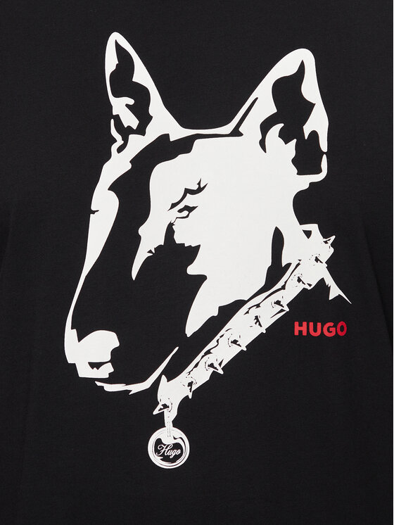 HUGO Hugo T-shirt Dammock 50504916 Crna Regular Fit
