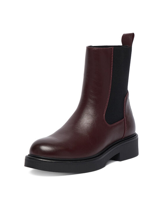 JENNY JENNY Jātnieku stila puszābaki CEO-WS6770-08 Bordo