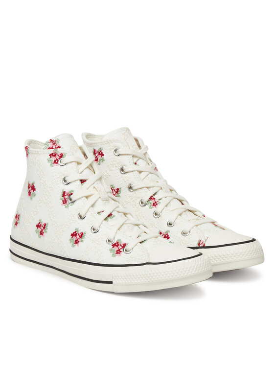 Converse Converse Кеди Chuck Taylor All Star Vintage Embroidery A12635C Білий