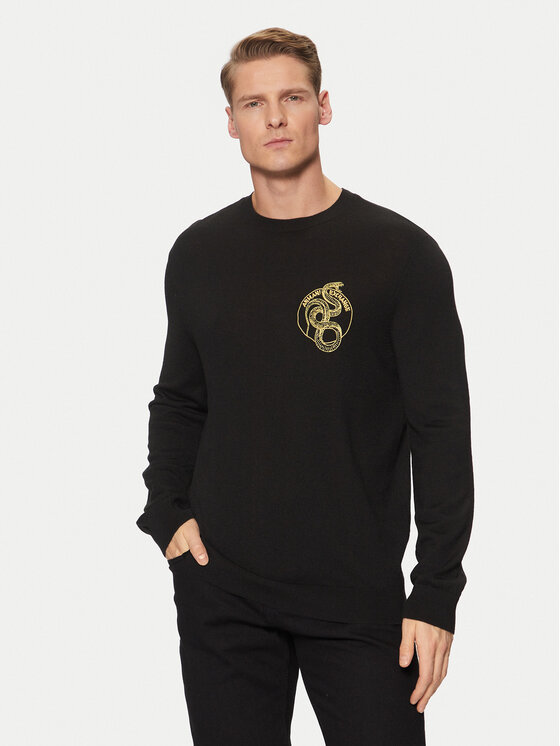 Armani Exchange Armani Exchange Sweater XM000188 AF11982 UC001 Fekete Regular Fit