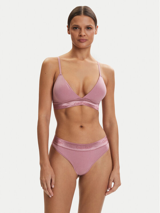 Calvin Klein Underwear Calvin Klein Underwear Stringi LV00QF8826 Rozā