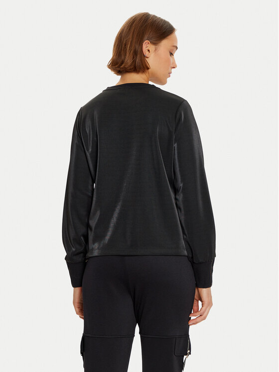 Liu Jo Sport Liu Jo Sport Μπλούζα TF4257 J4751 Μαύρο Regular Fit
