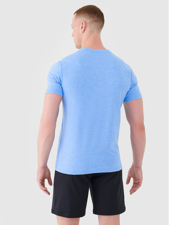 4F 4F Koszulka techniczna BASIC+ Niebieski Regular Fit