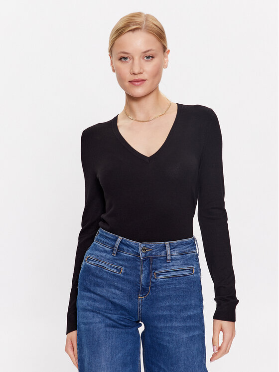 Liu Jo Liu Jo Πουλόβερ WF3127 MA18F Μαύρο Regular Fit