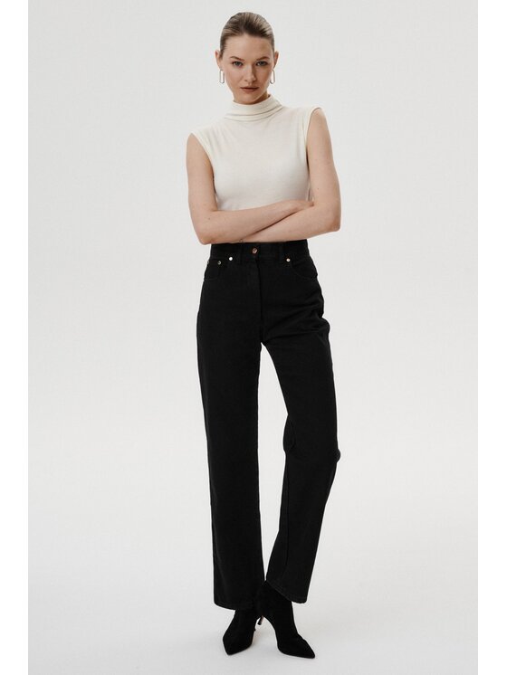 MARI PRETI MARI PRETI Top Sottile Bianco Regular Fit