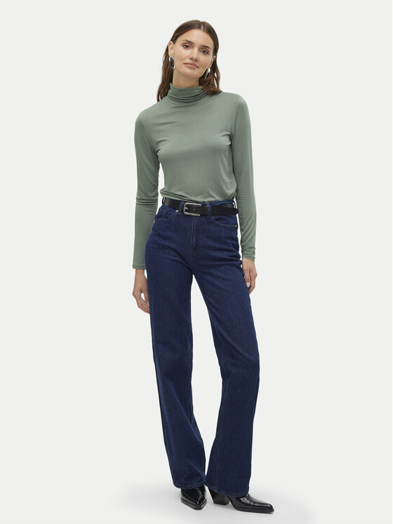 Vero Moda Vero Moda Rollkragenpullover Alberte 10293803 Grün Slim Fit