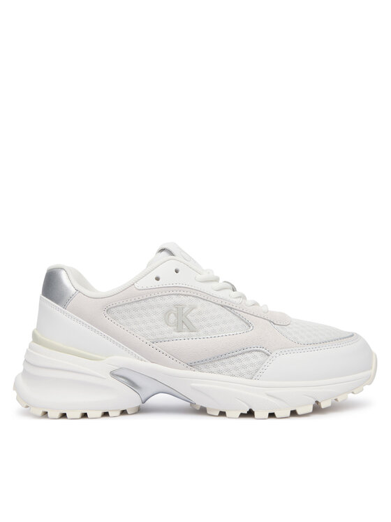 Calvin Klein Calvin Klein Sneakersy Hike Runner Mesh Mix Met Mg YW0YW02009 Biały