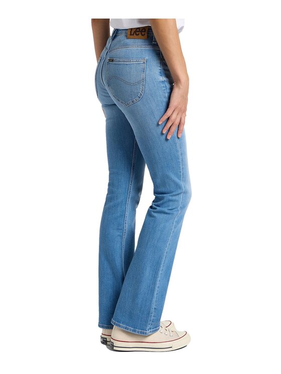 Lee Lee Jeansy Breese Bootcut Niebieski Bootcut Fit