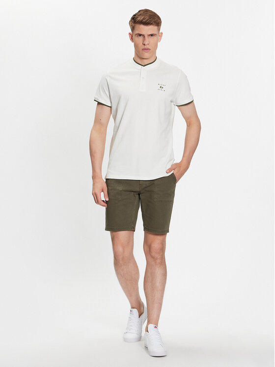 Blend Blend Polo 20715179 Biały Regular Fit