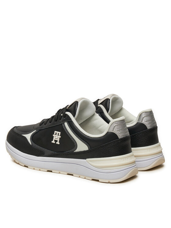 Tommy Hilfiger Tommy Hilfiger Tenisice Casual Fashion Runner FW0FW08325 Crna