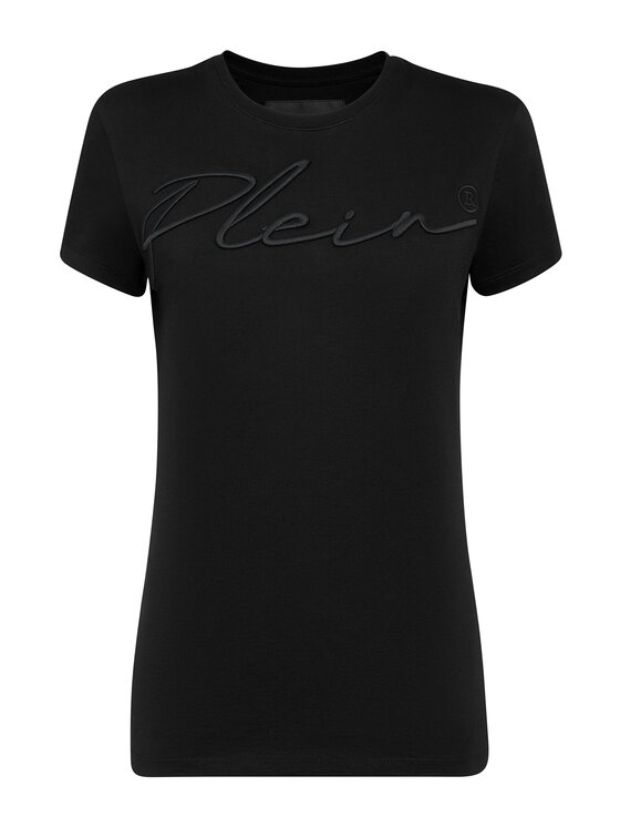 PHILIPP PLEIN PHILIPP PLEIN T-Shirt 7395 Czarny Regular Fit