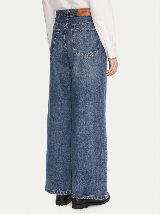 Tommy Hilfiger Tommy Hilfiger Τζιν WW0WW46731 Μπλε Wide Leg