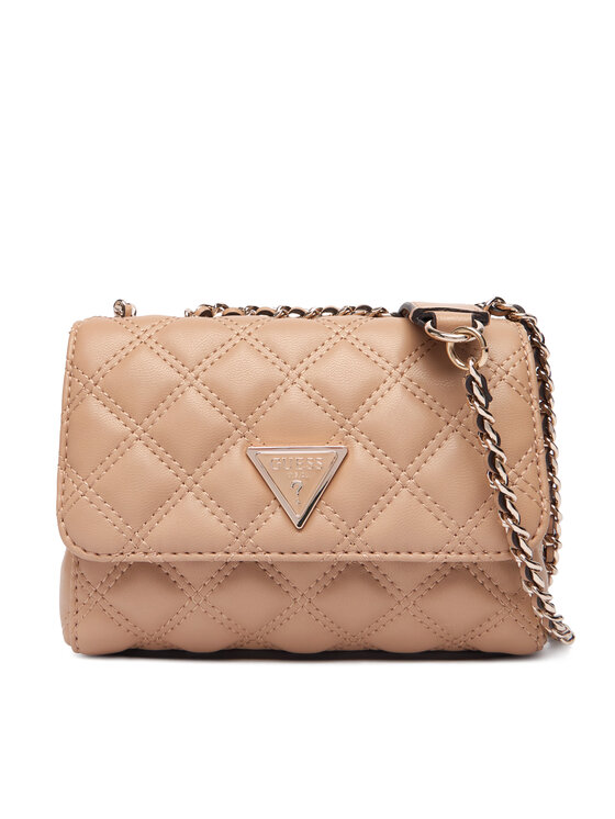 Guess Guess Ročna torba Giully II Mini HWQG96 73740 Bež
