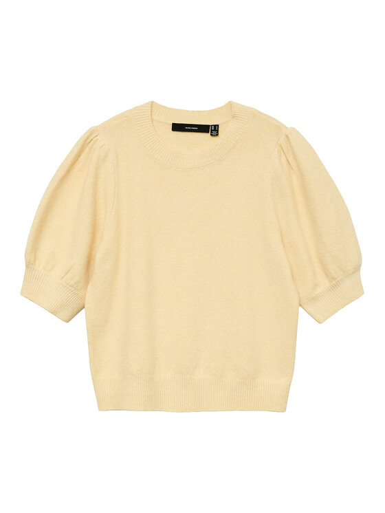 Vero Moda Vero Moda Pulover Doffy 10278313 Rumena Regular Fit