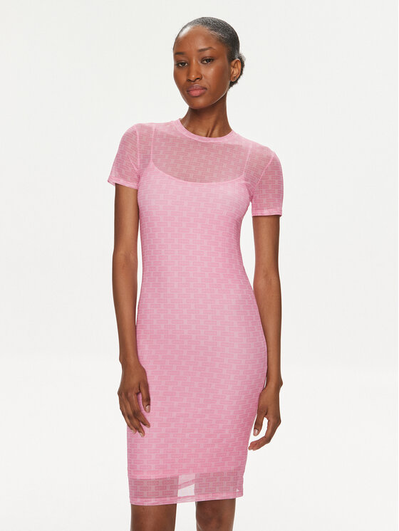 HUGO Hugo Vestito da giorno Nasaja_B 50514940 Rosa Slim Fit