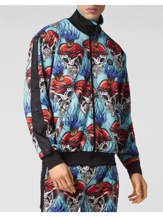 PHILIPP PLEIN PHILIPP PLEIN Sada top a kalhoty 2771 Tyrkysová Regular Fit