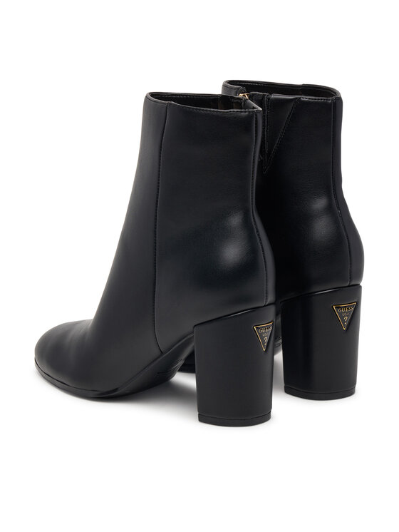 Guess Guess Botki FLFBER LEA10 Czarny