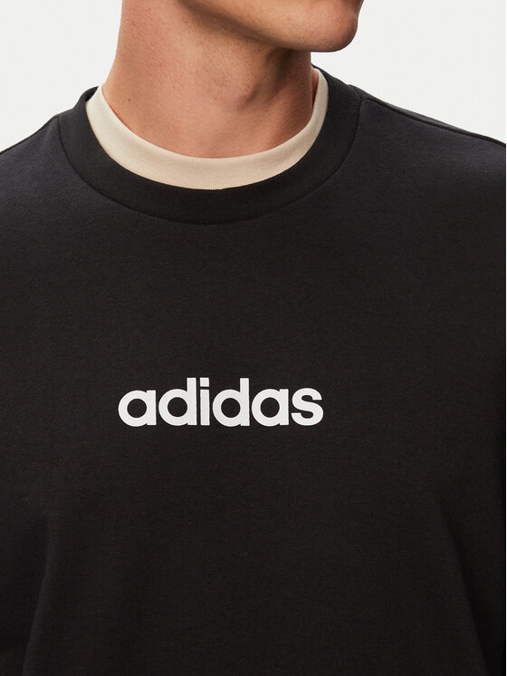 adidas adidas Jopa Essentials Linear Fleece JM1759 Črna Regular Fit