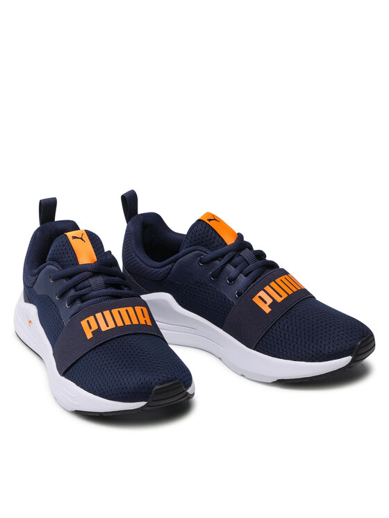Puma Puma Sneakersy Wired Run Jr 374214 17 Granatowy