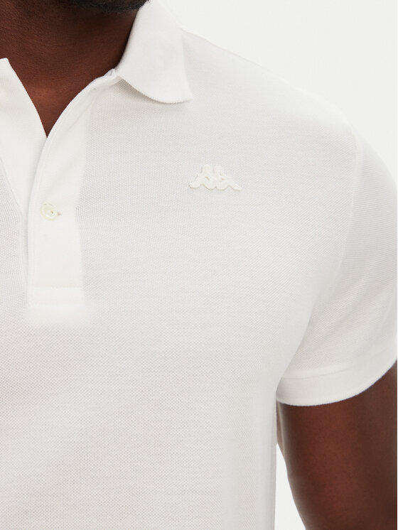 Robe di Kappa Robe di Kappa Polo William 6006170 Bijela Slim Fit