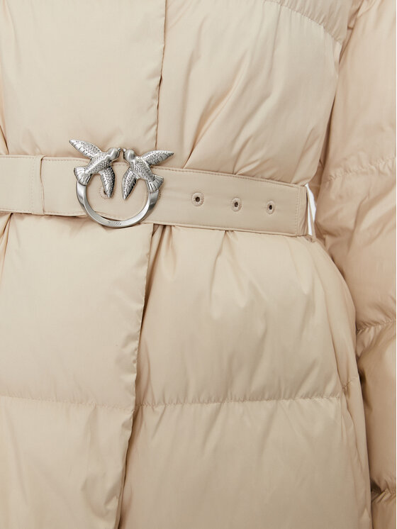 PINKO PINKO Žieminė striukė Collirio Caban 103828 A11M Smėlio Regular Fit