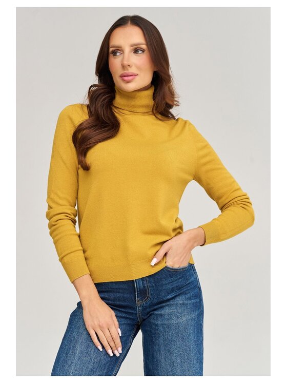 Makadamia Makadamia Golf C106 Żółty Loose Fit
