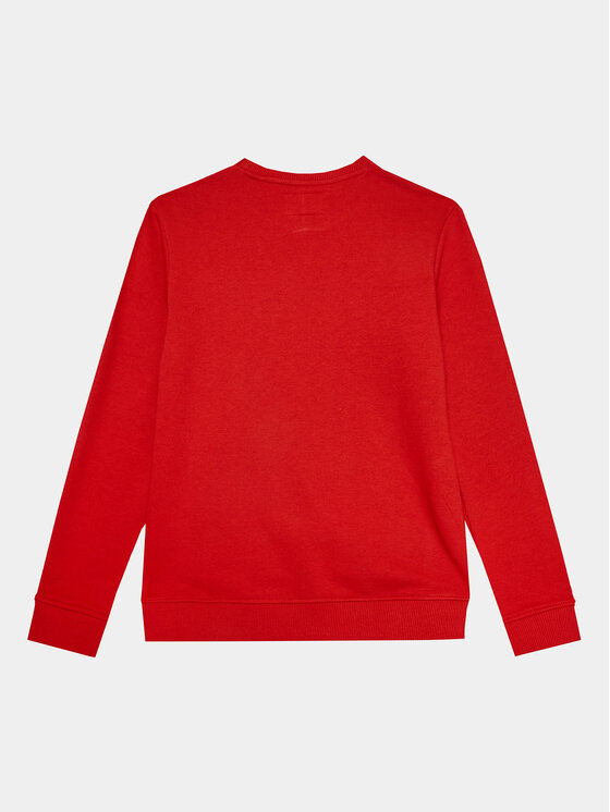 Guess Guess Felpa L3BQ05 KAD74 Rosso Regular Fit