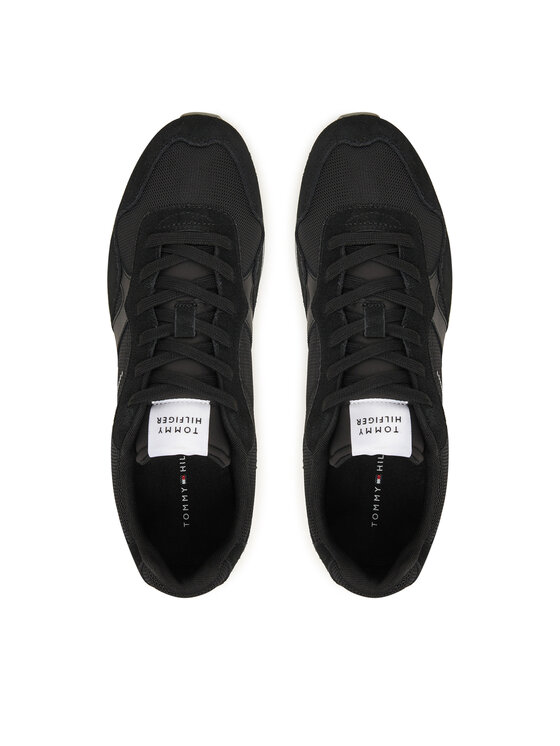 Tommy Hilfiger Tommy Hilfiger Снікерcи Runner Icon Mix FM0FM05679 Чорний