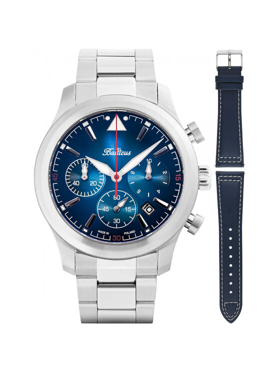 Balticus Balticus Orologio BALFSQCHBLU Argento