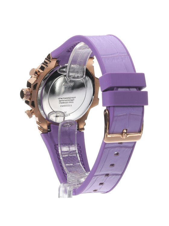 Guess Guess Ρολόι GW0553L6 Μωβ
