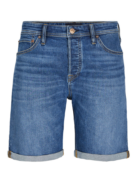 Jack & Jones Jack & Jones Džínsové šortky Rick 12269612 Modrá Regular Fit