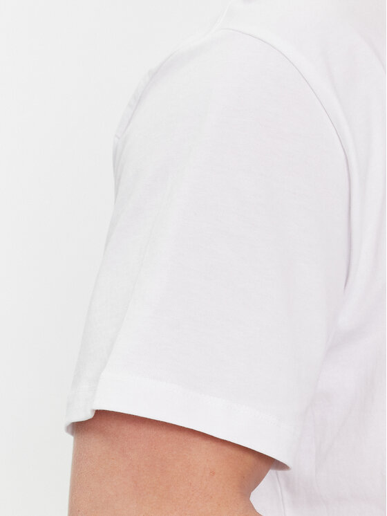 Pepe Jeans Pepe Jeans Majica Chris PM509207 Bela Slim Fit