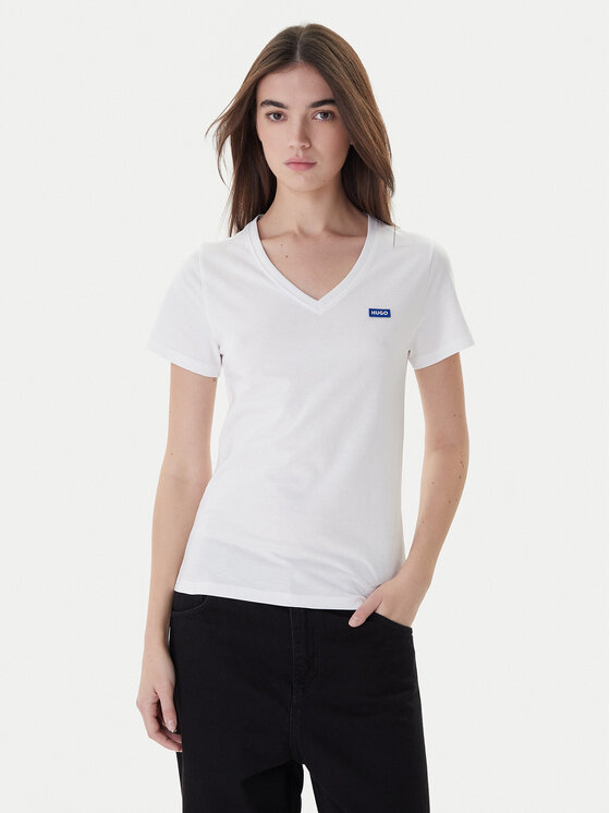 HUGO Hugo Футболка Classic 50513667 Білий Regular Fit