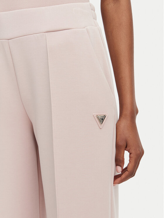 Guess Guess Spodnie dresowe V6YB18 K4315 Różowy jasny Regular Fit