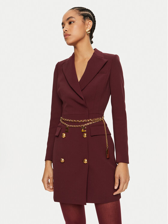 Elisabetta Franchi Elisabetta Franchi Abito da cocktail AB-657-46E2-V960 Bordeaux Regular Fit