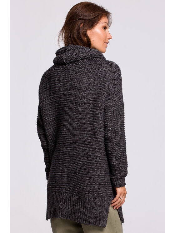 BeWear BeWear Sweter bk047 Czarny Custom Fit