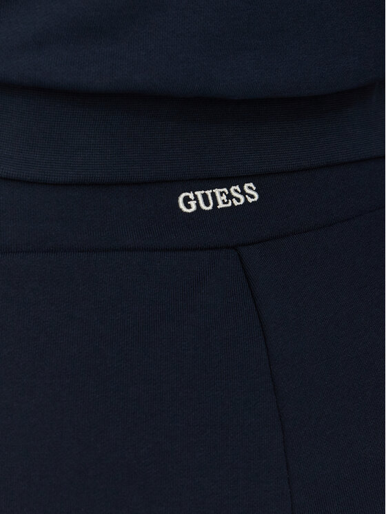 Guess Guess Teplákové nohavice V6YB26 K5139 Tmavomodrá Relaxed Fit