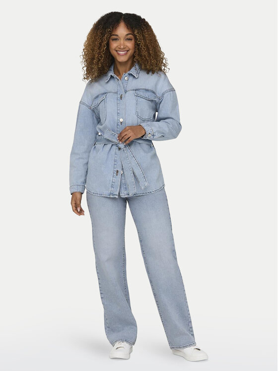 ONLY ONLY Jeans jakna Sophia 15282286 Modra Regular Fit