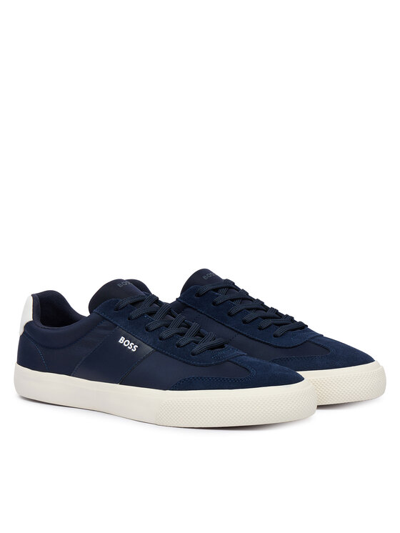 BOSS BOSS Sneakersy Aiden Tenn 50563847 Granatowy