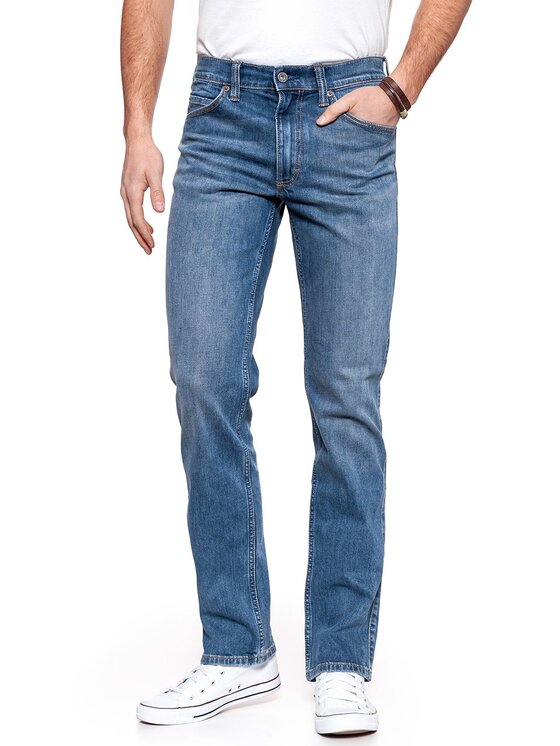 Mustang Mustang Jeansy TRAMPER STRAIGHT Niebieski Straight Fit