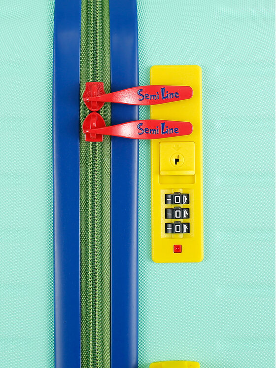 Semi Line Semi Line Голям куфар T5942-3 Зелен