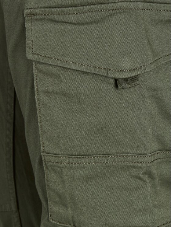 Jack&Jones Jack&Jones Medžiaginės kelnės Paul Flake 12141844 Žalia Tapered Fit