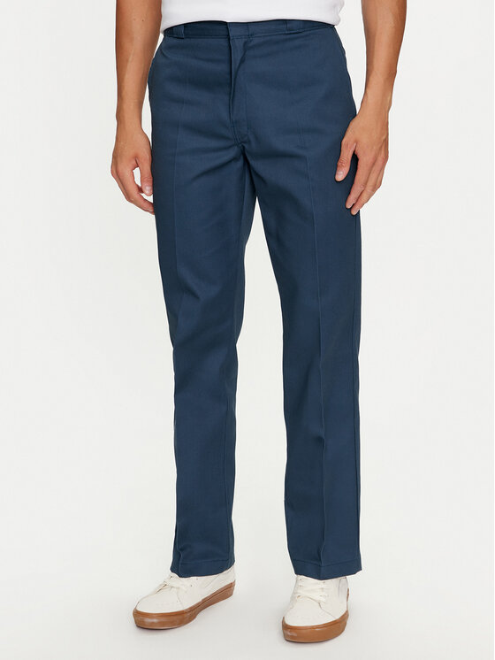 Dickies Dickies Kalhoty z materiálu 874 Work DK0A4XK6 Modrá Regular Fit