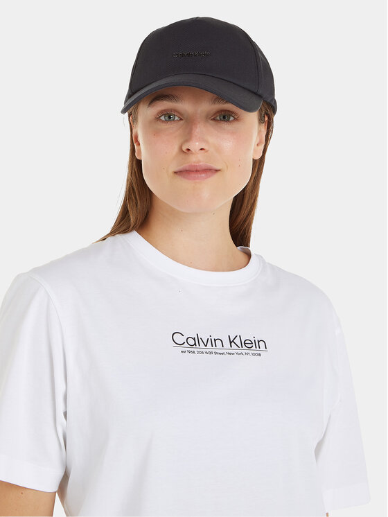 Calvin Klein Calvin Klein Czapka z daszkiem Elevated Softs K60K611905 Czarny