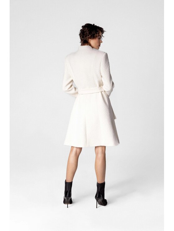 LE POSSÉ LE POSSÉ Cappotto di transizione WBMC Bianco Regular Fit